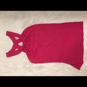 Hot Pink - Dressy tank - Cache - M